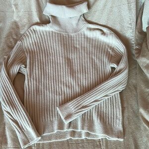 Soft White Turtleneck